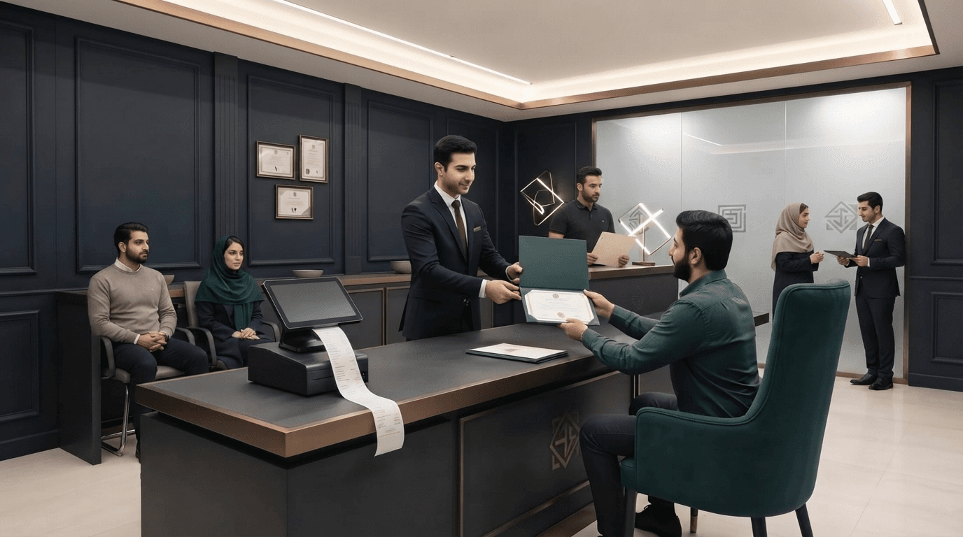 صدور مدرک فنی حرفه ای (دو مرحله ای) با اجرت پرداخت